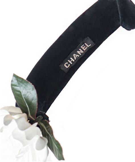 chanel camelia headband|Chanel headwear 2023.